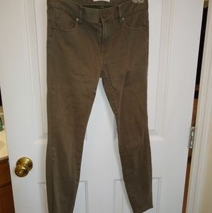 Dark Olive Loft legging style pants
